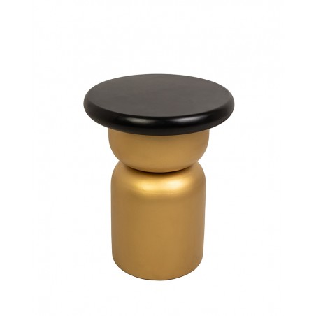 Mamaison Stolik Leonardo Czarny / Złoty