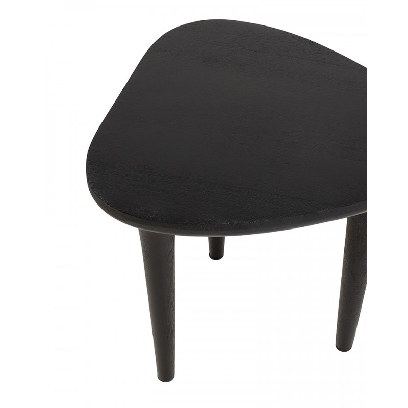 Mamaison Stolik Laminar Czarny / Drewno