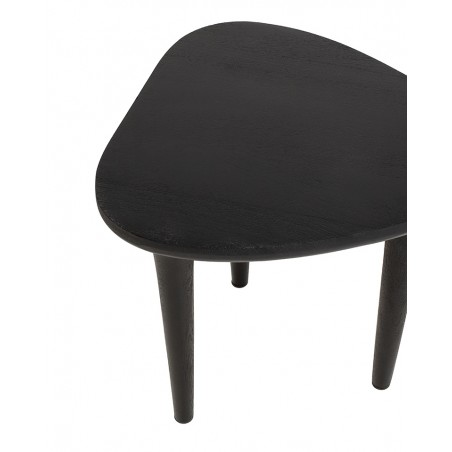 Mamaison Stolik Laminar Czarny / Drewno