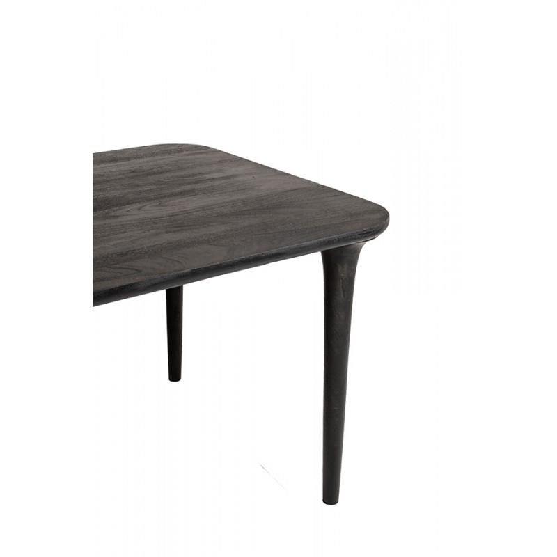 Mamaison Stół Jadalniany Laminar 200      Czarny / Drewno