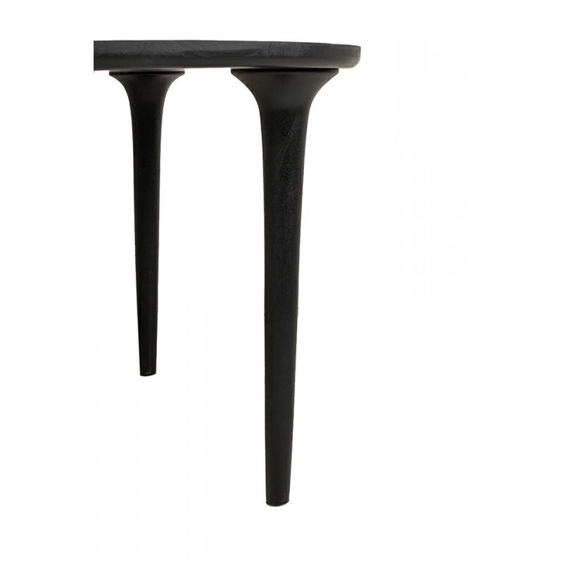 Mamaison Stół Jadalniany Laminar 200      Czarny / Drewno