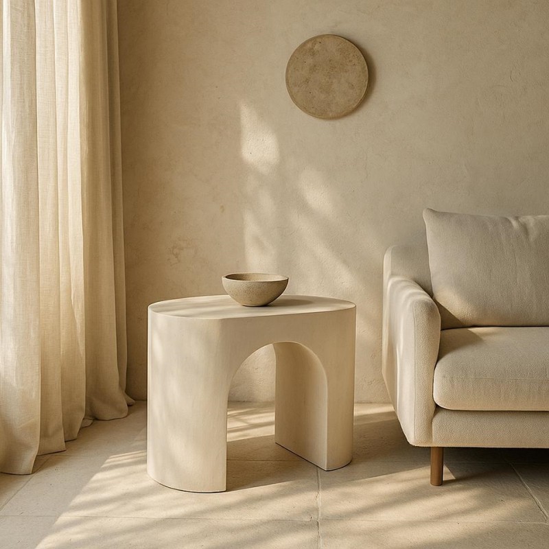 Mamaison Stolik Icaro Beżowy / Drewno