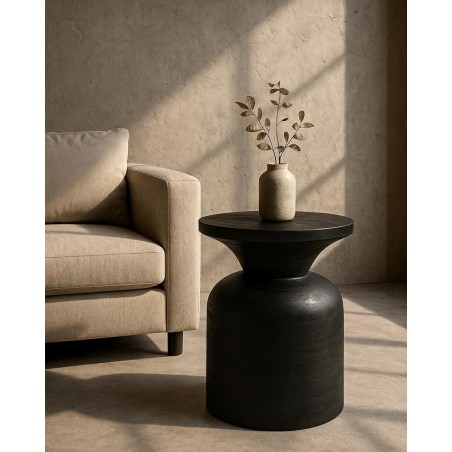 Mamaison Stolik Bisato Czarny