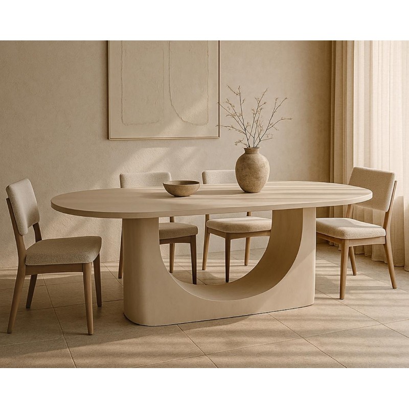 Mamaison Stół Jadalniany Icaro 220        Beżowy / Drewno