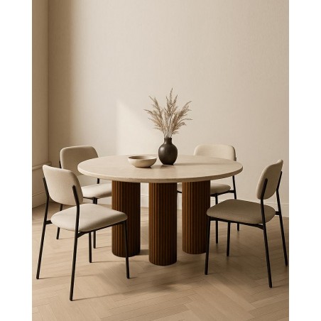 Mamaison Stół Jadalniany Ragno 120        Drewno / Marmur