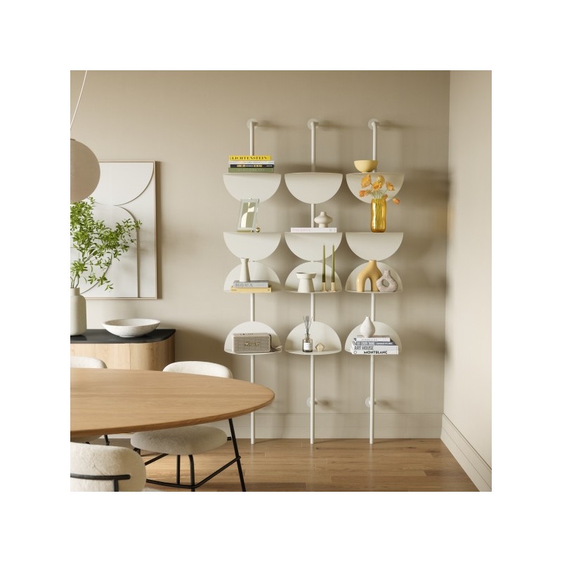 Umbra Regulowane Półki Ścienne Solis      Beżowe