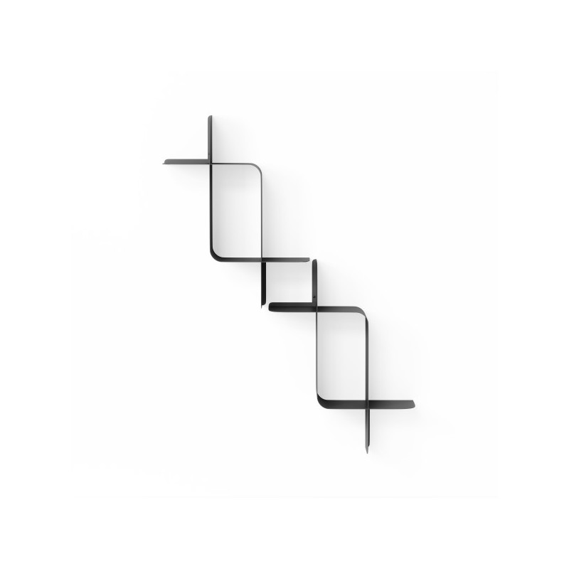 Umbra Zestaw 2 Półek Ściennych Montage    Czarny