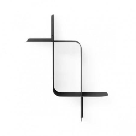 Umbra Zestaw 2 Półek Ściennych Montage    Czarny