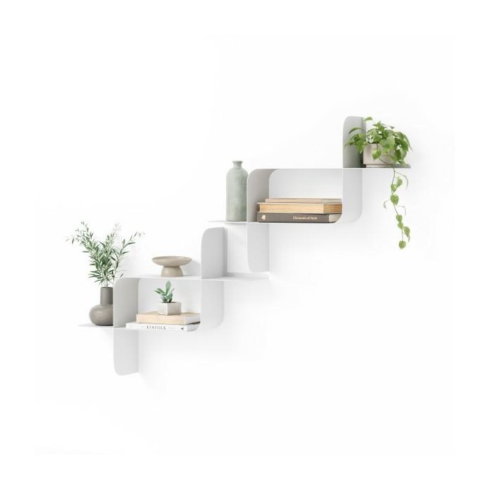 Umbra Zestaw 2 Półek Ściennych Montage    Biały