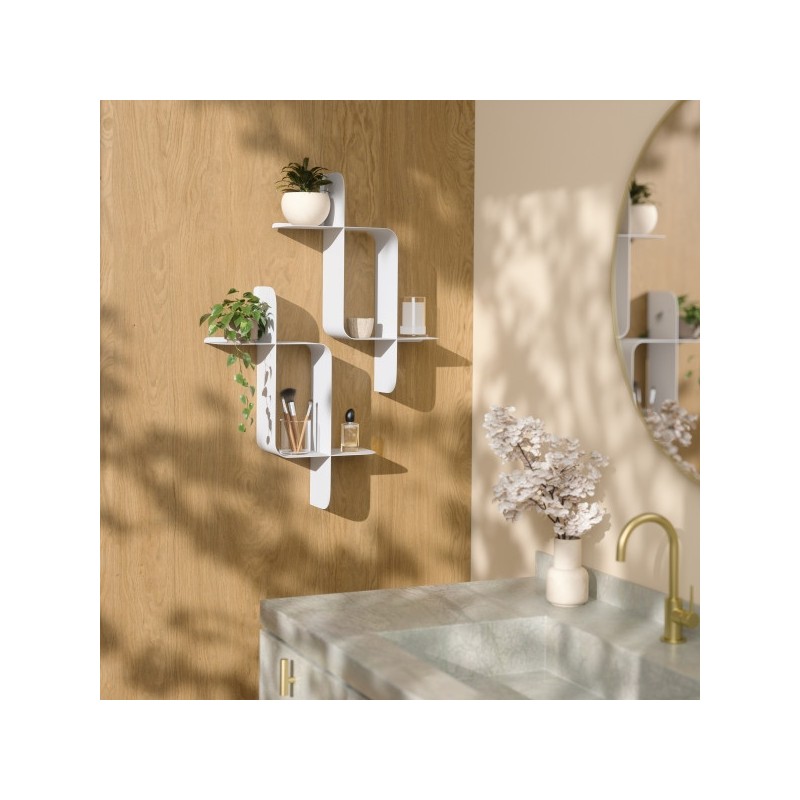 Umbra Zestaw 2 Półek Ściennych Montage    Biały