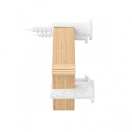 Umbra Wieszak Montage 6 Biały /           Naturalny