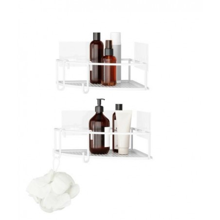 Umbra Półka Narożna Flex Biała