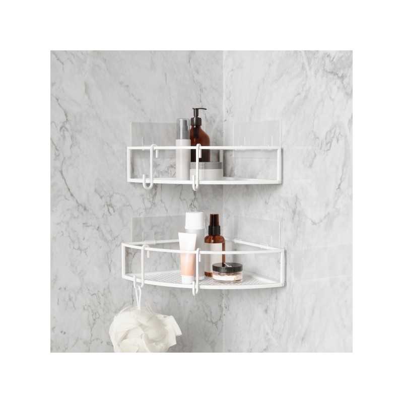 Umbra Półka Narożna Flex Biała