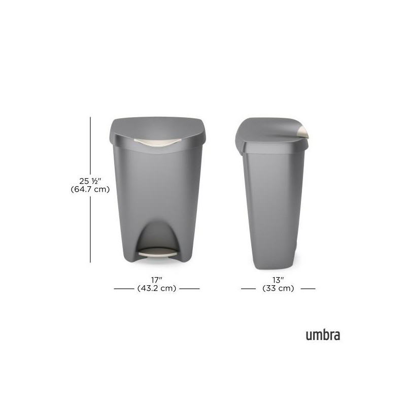 Umbra Kosz Na Śmieci Brim Szary
