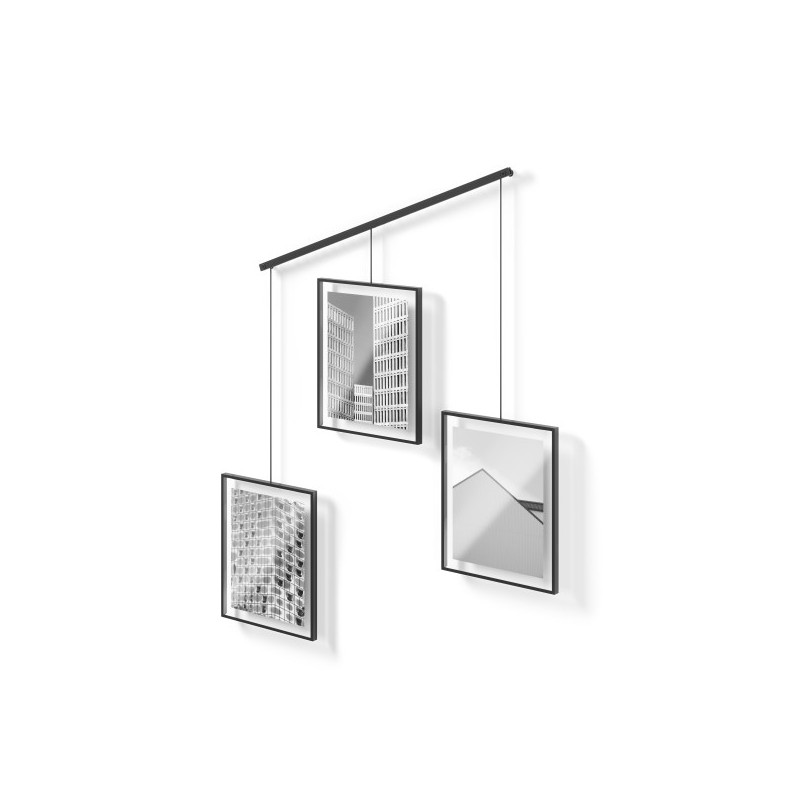 Umbra Zestaw 3 Ramek Do Zdjęć Exhibit     8-10 Cm - Czarny