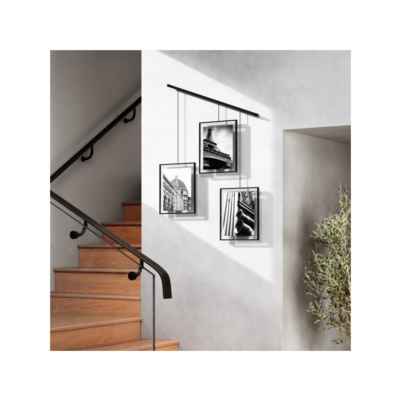 Umbra Zestaw 3 Ramek Do Zdjęć Exhibit     8-10 Cm - Czarny