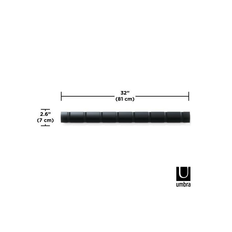 Umbra Wieszak Na Ubrania Flip 8 Czarny