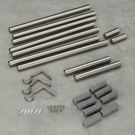 Umbra Karnisz Zen 142-305 Cm Srebrny