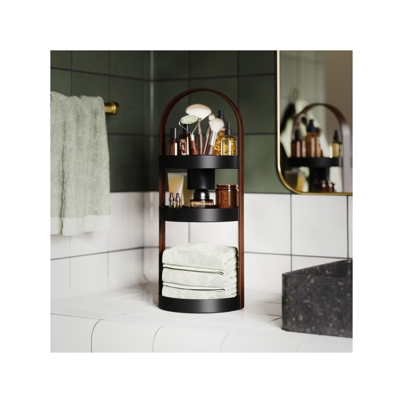 Umbra Organizer Na Kosmetyki Bellwood     Czarny / Brązowy