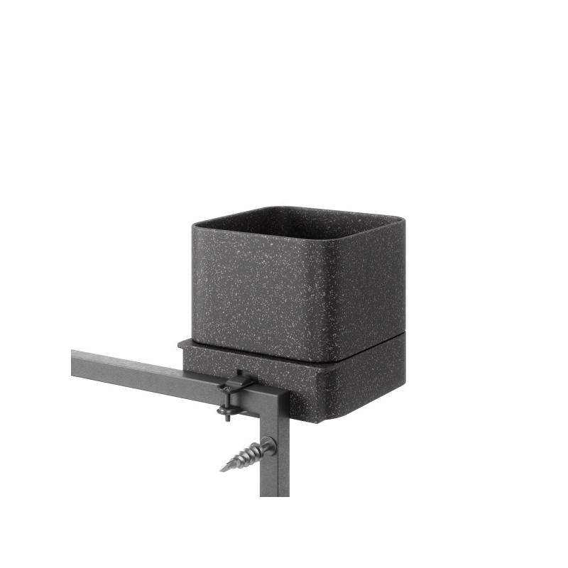 Umbra Zestaw Doniczek Cubiko Czarny