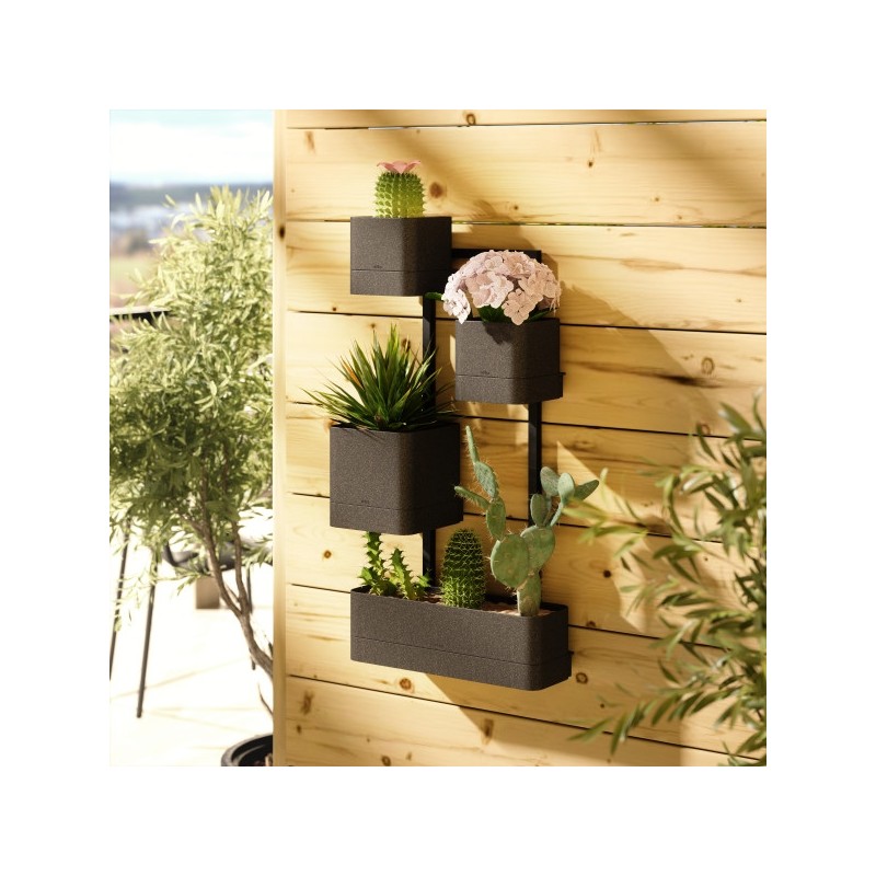 Umbra Zestaw Doniczek Cubiko Czarny