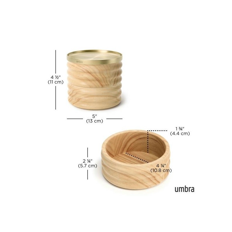 Umbra Organizer Na Biżuterię Tesora       Złoty / Jasnobrązowy