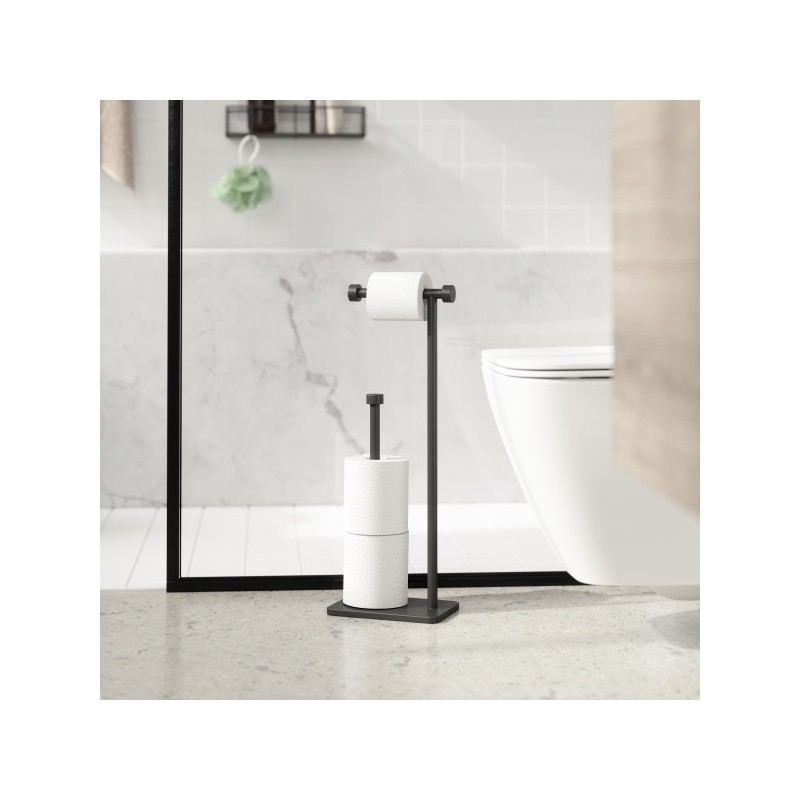 Umbra Stojak Na Papier Toaletowy Cappa    Czarny