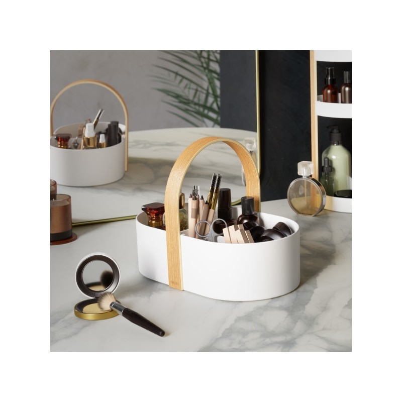 Umbra Organizer Na Kosmetyki Bellwood     Biały