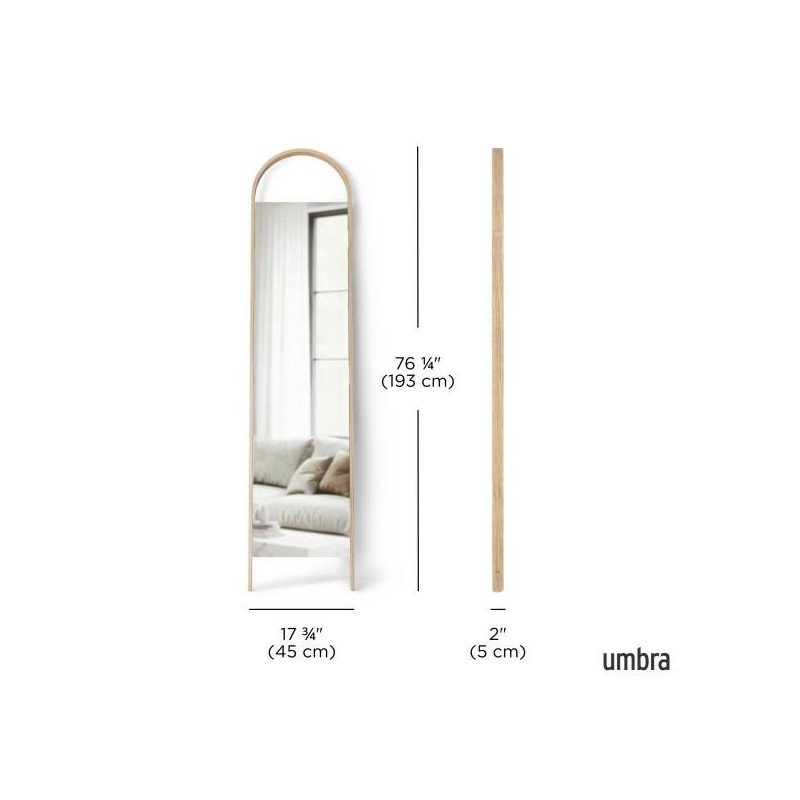 Umbra Lustro Stojące Bellwood Brązowe