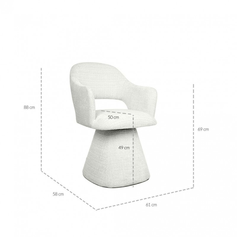 Mamaison Krzesło Verona Beżowe