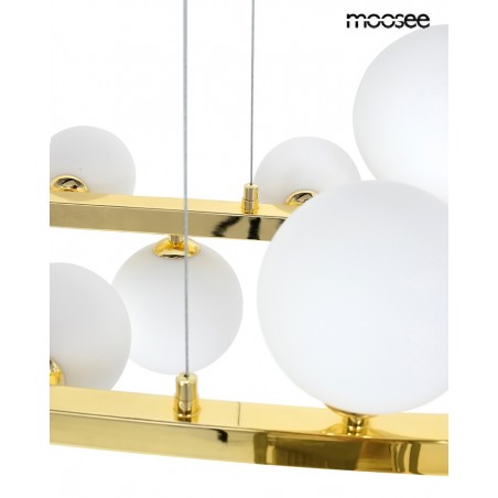 Moosee Lampa Wisząca Alure Oval 120       Złota/mleczna