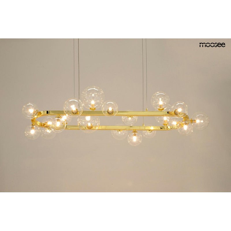 Moosee Lampa Wisząca Alure Oval 120       Złota