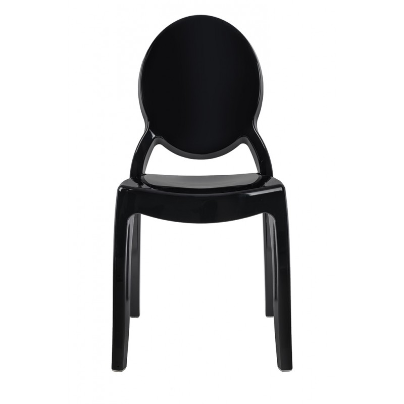 Krzesło Elizabeth Czarne - Poliwęglan