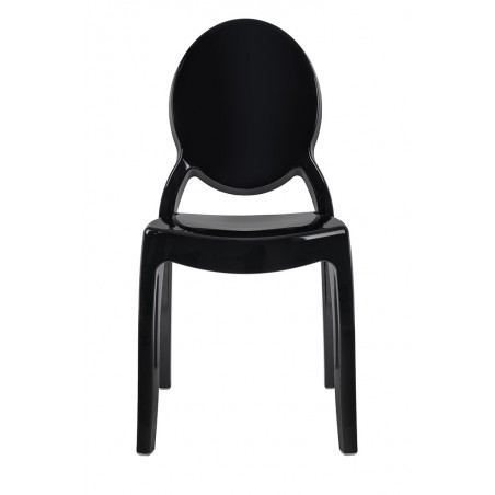 Krzesło Elizabeth Czarne - Poliwęglan