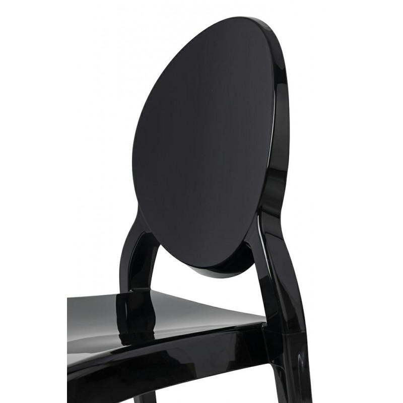 Krzesło Elizabeth Czarne - Poliwęglan