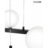 Moosee Lampa Wisząca Alure Oval 120       Czarna/mleczna