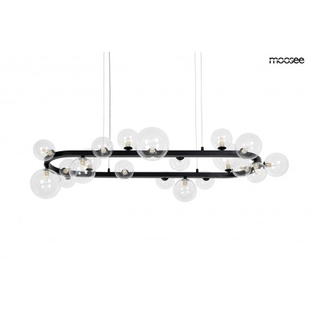 Moosee Lampa Wisząca Alure Oval 120       Czarna