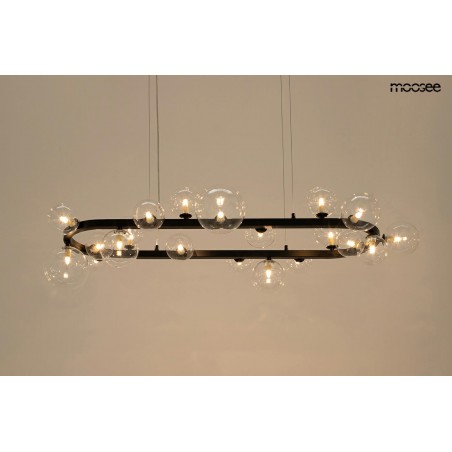 Moosee Lampa Wisząca Alure Oval 120       Czarna