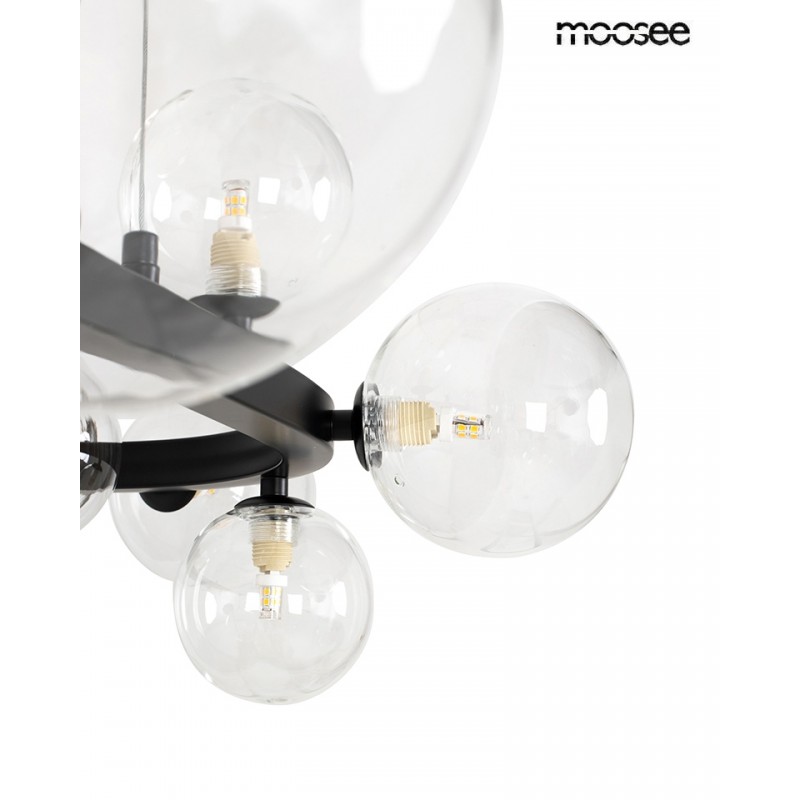Moosee Lampa Wisząca Alure Oval 120       Czarna