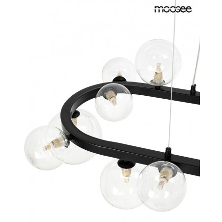 Moosee Lampa Wisząca Alure Oval 120       Czarna