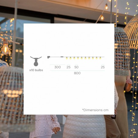 New Garden Girlanda Ogrodowa Allegra      Czarna