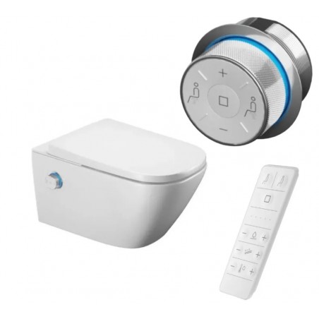 Excellent Toaleta myjąca 3w1 Dakota 2.0 S2 Miska WC z funkcją bidetu biała, pokrętło 3 kolory + PILOT
