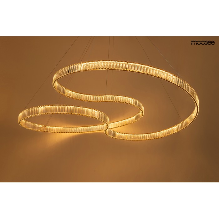Moosee Lampa Wisząca Wave 160A Złota