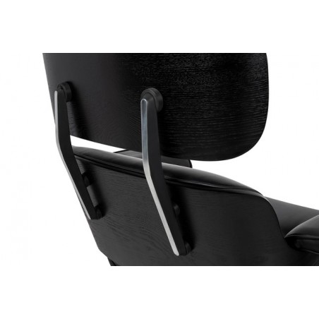 Fotel Lounge Hm Czarny / Czarny Jesion