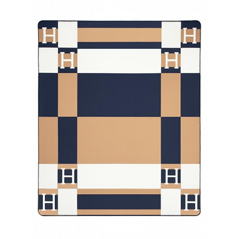 Koc Shp Paris Home Granatowy / Brązowy