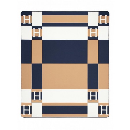 Koc Shp Paris Home Granatowy / Brązowy