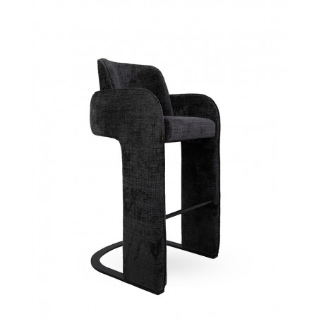 Mamaison Krzesło Barowe Bora Czarne