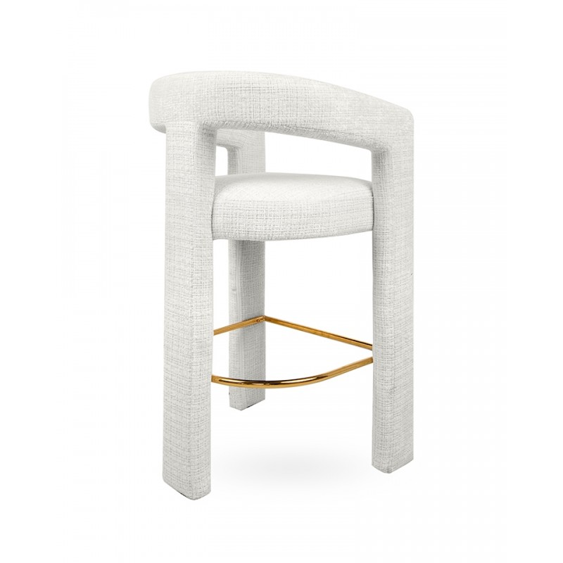 Mamaison Krzesło Barowe Logan Białe