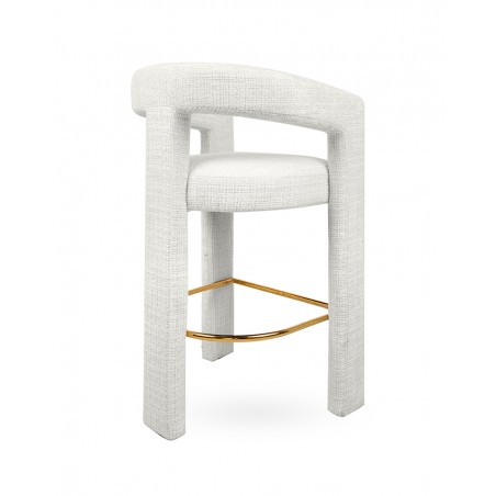 Mamaison Krzesło Barowe Logan Białe