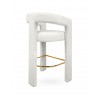 Mamaison Krzesło Barowe Logan Białe
